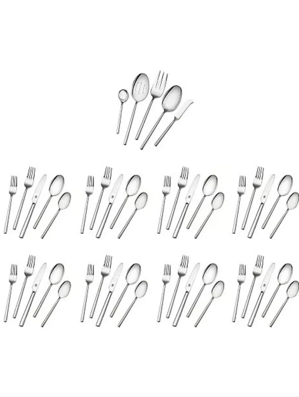 ZWILLING Aberdeen 45-pc 18/10 Stainless Steel Flatware Set.